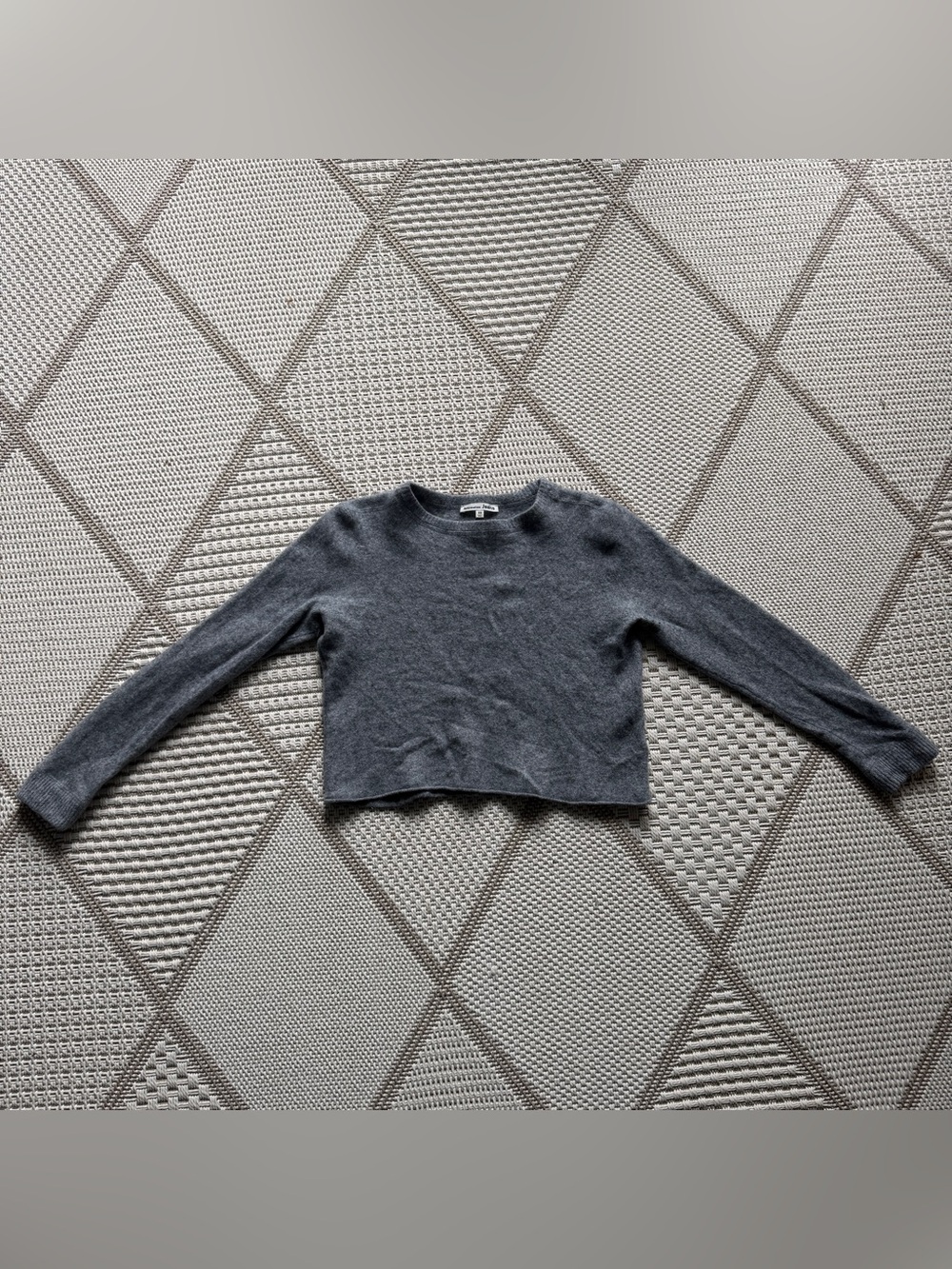 Reformation Charcoal Crewneck Sweater